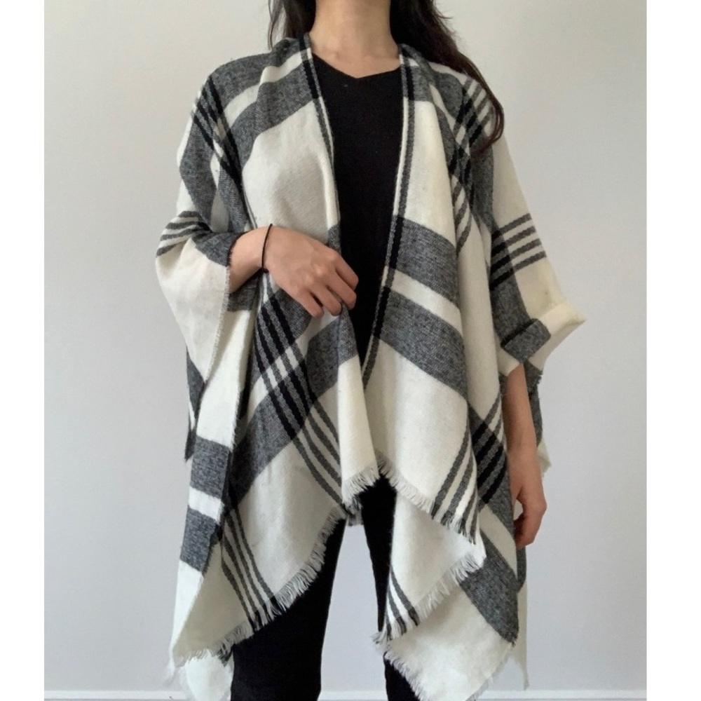 Nordstrom Checkered Shawl